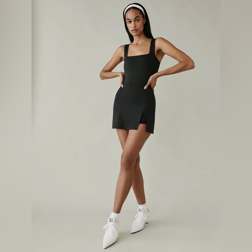 Reformation Athletic Daria Dress in Black - Size S - EcoMove - Sporty Summer